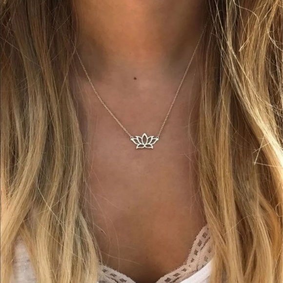 Lotus Flower Necklaces - Picture 2 of 2